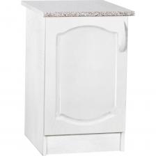 Рабочий стол SANTREK ширина 50 см ясень белый 1 дверь фасад МДФ, столешница цвет дуб вотан 282739