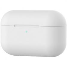 Чехол силиконовый Eva для наушников Apple AirPods Pro - белый (CBAP303W)