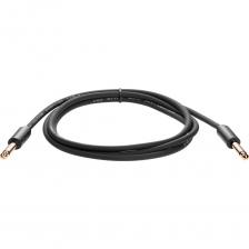 Кабель 6.3 Jack (M) - 6.3 Jack (M) предназначен для подсоединения музыкальных инструментов/ аудио устройств через разъемы типа 6.3 Jack. Сфера применения данного кабеля - персональные компьютеры, рабочие станции, мультимедийное оборудование, телекоммуникационные сети. Внутри любой компьютерной системы звук является цифровым для удобства его обработки , передачи, хранения. Оконечные аудио устройства преобразуют его в аналоговый для того чтобы его мог слышать человек и наоборот – при вводе аудио информации эти устройства преобразуют аналоговый звук в цифровой.