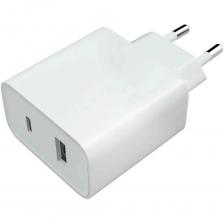 Зарядное устройство сетевое Xiaomi Mi 33W Wall Charger USB+Type-C, AD332EU Global РСТ