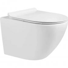 Функциональный унитаз с ультратонким сиденьем для современного интерьера ванной комнаты. Жесткая крышка-сиденье из дюропласта, быстросъемная, с механизмом Soft Close. Безободковая чаша Rimless, в конструкции которой отсутствуют труднодоступные места, способствующие скоплению грязи и размножению патогенных бактерий. Гигиеническое решение для минимального распространения неприятных запахов. Унитаз с мощным каскадным смывом. Конструкция чаши унитаза позволяет избежать попадание брызг воды при использовании. Инновационная конструкция безободковой модели препятствует развитию бактерий, так как внутренние стенки такой чаши не имеют труднодоступных мест и легко поддаются очистке. Подвесные безободковые унитазы MILLEAU прекрасно сочетаются с функциональными элементами интерьера и не перегружает пространство.