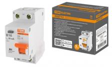 Tdm АВДТ 32 2P(1P+N) C6А 30мА 4,5кА тип АС SQ0202-0516 1 шт