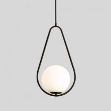 Подвесной Светильник Hoop Drop Black От Imperiumloft