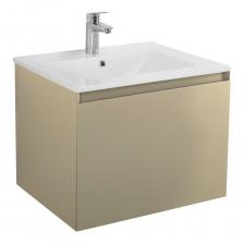 База подвесная с одним выкатным ящиком, направляющие скрытого монтажа, с доводчиками.Покрытие корпуса и фасадов МФД, эмальКомплектуется керамической раковиной арт.AM7117-60Раковина приобретается отдельно