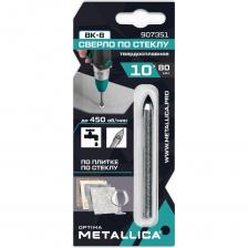 Сверло предназначено для безударного сверления стекла, мягкой облицовочной плитки, оргстекла, пластика дрелями и шуруповертами с кулачковым патроном. Применяется для сверления отверстий под пластиковые дюбели, используемые для широкого спектра строительных работ. Изготовлено из углеродистой инструментальной стали. Плоская твердосплавная напайка U-образной формы из карбида вольфрама марки ВК-8 твердостью 89-90 HRC имеет алмазную заточку 2- х режущих кромок, что позволяет производить точное засверливание без увода в сторону. Сверло имеет круглый хвостовик. Необходимо применять охлаждение водой.