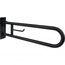 Полукруглый поручень для людей с ограниченными возможностями Полукруглый поручень Nofer для людей с ограниченными возможностями 800 мм черный, 15051.80.N