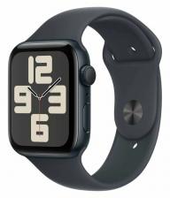 Умные часы Apple Watch SE 44мм (2024) (44mm, Чёрный M/L, M/L)