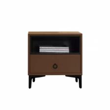 Прикроватная тумбочка 8H Jun Italian Light Luxury Bedside Table Beige (JMG3)