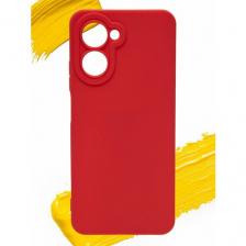 Чехол для realme c33 / чехол на реалми с33 с защитой камеры красный