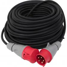 Промышленный силовой удлинитель Gigant КГ 5x2,5 50м 80152 предназначен для подключения и безопасного питания трехфазного промышленного оборудования на стройках, в производственных помещениях, мастерских и других объектах, где требуется стабильное высоковольтное питание на удалении от электросети. Кабель удлинителя соответствует ГОСТ, имеет медные жилы для высокой надежности и мощности. Подходит для профессионального использования на строительных объектах, промышленных предприятиях и в ремонтных мастерских. Длина 50 метров позволяет подключать оборудование на значительном удалении от источника питания. Кабель с сечением 5х2,5 мм? рассчитан на высокие нагрузки (до 32 А), что подходит для подключения мощного оборудования. Кабель КГ устойчив к отрицательным температурам, удлинитель можно использовать при температурах от -60 до +50°С.