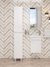 Шкаф – пенал для ванной комнаты Onika «Милтон 30», универсальный, 300x326x1900 мм, цвет белый