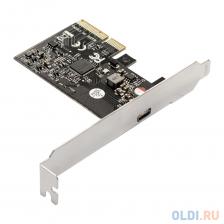 Контроллер ExeGate EXE-321 (PCI-E x4 v3.0, 20Gbps (USB3.2 GEN2x2) Type-C ext., ASMedia Chipset ASM3242)