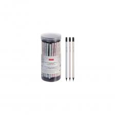 Чернографитный карандаш HATBER предназначен для чертежных работ. Не повреждает бумагу, поэтому безопасен в использовании. За счет эргономичной формы рука долго не устает при работе. Равномерное крепление грифеля к корпусу карандаша защищает от крошения и поломки при затачивании.