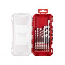 Набор сверл GEN III HEX 8 предметов по мультиматериалам Milwaukee 4932493871 - Мощные универсальные сверла для бетона, металла и дерева Набор GEN III HEX от Milwaukee включает 8 спиральных сверл в прочном футляре, разработанных для профессионального использования с ударными дрелями и шуруповертами. Благодаря шестигранному хвостовику 1/4" HEX-E сверла надежно фиксируются в патроне, предотвращая проскальзывание даже при высоких нагрузках.