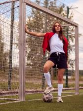 Шорты женские, темно-синие, размер 48