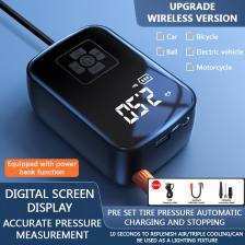 Портативный автомобильный воздушный насос, электрический насос для накачивания шин, беспроводной интеллектуальный цифровой дисплей, машины для газов в шинах, автомобильный воздушный компрессор