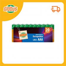 Батарейки алкалиновые Глобус LR03 AAA