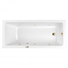 Ванна WHITECROSS Wave Slim 180x80 "SOFT" (золото) 0111.180080.100.SOFT.GL