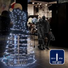 Светодиодная гирлянда Rich LED 10 м, 100 LED, 220 В, соединяемая, белая, прозрачный провод, RL-S10C-220V-T/W, цена за 1 шт.