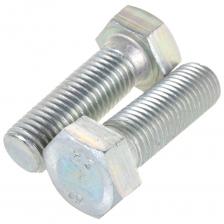 Оцинкованный болт Болт Стройметиз полная резьба DIN933 М20х 60, класс прочности 5. 8, цинк 4 шт. 3017108