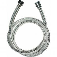 Душевой шланг имеет соединение с резьбой 1/2", что делает его универсальным решением - подходит ко всем стандартным смесителям, лейкам и гарнитурам, гигиеническому душу, любым типам душевых систем, что значительно облегчает его установку и подключение. Шланги ТМ РМС отличаются гибкостью, устойчивостью к изломам, перепадам температуры, не деформируются, не подвержены коррозии. Благодаря гладкой поверхности, его легко очищать - достаточно просто протереть тряпкой. Лаконичный и стильный дизайн шланга подойдет для любого интерьера ванной комнаты. Может использоваться как в душевой кабине или ванной, так и для летнего душа на даче. При производстве продукции ТМ РМС используются только высококачественные материалы. Все модели проходят процесс проверки качества. Хромированная поверхность не потеряет со временем свой изначальный вид, а уход за ней сводится к протиранию мягкой салфеткой. Все необходимые элементы соединения и детали для его крепления идут в комплекте. Внутри — резиновая трубка. Оплетка и крепежные гайки— нержавеющая сталь. Упаковка — фирменный пакет. Внутренняя трубка изготовлена из пищевого каучука. Комплектуется силиконовыми прокладками. Диаметры гаек стандартны и подойдут практически к любому смесителю и лейке.  