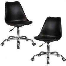 Набор 2 шт офисное кресло для персонала DOBRIN MICKEY (чёрный) Dobrin