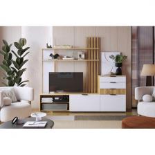 Гостиная Бери К3, цвет дуб крафт золотой/белое дерево Mebelson (арт.ГК03Бери.2563)