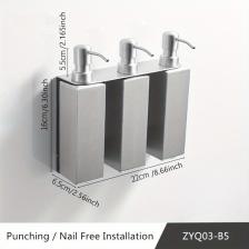 Настенный диспенсер для жидкого мыла ZGRK из нержавеющей стали 304