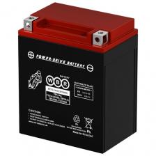 Мото аккумулятор WBR MT12-14-A, полярность прямая