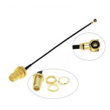 Кабель-адаптер RP-SMA «мама» к MHF4 U.FL 10/15/20 см