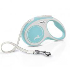 Поводок-рулетка Flexi New Comfort tape XS 3m 12kg light blue