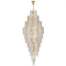 Подвесная каскадная люстра Odeon Light Tears 5049/54 золото/прозрачный/металл/хрусталь/стекло E14 54*25W с подвесками