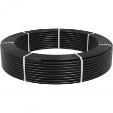 Гладкая труба Экопласт ПНД, диаметр 16 мм, цвет черный 22016HF-BL