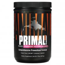 Добавка Universal Nutrition Animal Primal Powder перед тренировкой, клубника / арбуз, 507,5 г