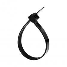 Универсальное крепежное средство, которое нашло свое применение в очень многих сферах коммерческого и частного использования. Основное назначение – крепление кабелей, проводов и гибких воздуховодов небольшого диаметра. Конструкционно пластиковые стяжки MGF представляют собой литые изделия, состоящие из ленты с зауженным хвостиком на одном конце и неразъемным замком с односторонним ходом на другом. Лента пластикового хомута с внутренней стороны имеет гладкую поверхность, с внешней покрыта насечками, которые в совокупности с механизмом замка дают пошаговое затягивание и блокирование обратного хода. Таким образом смонтированные стяжки становятся неоткрывающимися и одноразовыми: демонтировать и использовать их повторно не получится. Изготавливаются кабельные хомуты MGF из высокопрочного нейлона 6.6 – полиамида, устойчивого к агрессивному воздействию внешней среды, будь то ультрафиолет, растворитель или смазка. Материал обладает крайне небольшим весом, гибкостью, надежностью и огнестойкостью, в соответствии со стандартом UL94V2 (самогашение за полминуты после удаления пламени). Стандартные нейлоновые стяжки могут эксплуатироваться в широком температурном режиме: от -40? до +85?C. Непосредственно саму инсталляцию рекомендуется осуществлять при плюсовой температуре, дабы избежать возможного повреждения материала при сгибе.