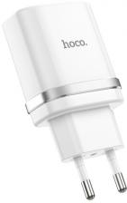 Сетевое зарядное устройство HOCO HC-16262 C12Q/ Сетевое ЗУ/ QC 3.0/ 1 USB/ Выход: 5V_9V_12V, 18W/ White