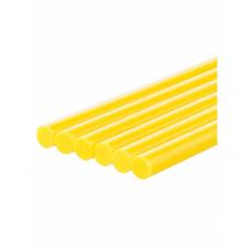 Клеевые стержни универсальные желтые, 7 мм x 100 мм, 6 шт, Алмаз TDM, цена за 1 упак
