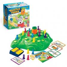 Настольная игра на внимательность "Ушастые гонки", 24 карточки, 16 зайцев