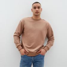 Джемпер мужской MINAKU: Basic line MAN, размер 56, бежевый