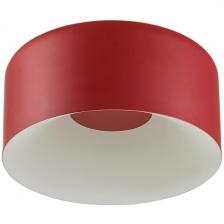 Потолочный светильник круглый Sonex Confy 7691/26L металл/акрил/белый/красный LED 26Вт 4000K D260 IP20