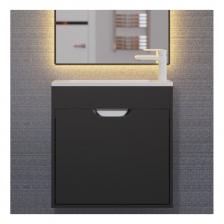 Подвесная тумба под раковину для ванной из коллекции Uperwood Modul представляет собой функциональное, надежное и практичное решение, которое отлично впишется в любой современный дизайн ванной комнаты. Элегантный минималистичный дизайн тумбы в белом, белом с графитовыми вставками и черном цвете дополняет ее безупречная матовая поверхность. Белая тумба также представлена в глянцевом исполнении. Подвесной монтаж изделия обеспечит легкость в уборке помещения, и визуально даст больше пространства Вашей ванной комнате. Фасад и боковые стенки изделия, выполненные из МДФ, покрыты эмалью Hesse. Толщина МДФ 16 мм. Ящики изготовлены из ЛДСП и оснащены доводчиками. Вся фурнитура и доводчики премиального качества. Размерный ряд тумб под раковину Uperwood Modul представлен моделями 50 и 60 см с одной дверцей или одной дверцей и открытыми полками. Тумбы под раковину размерами 65-100 см представлены в моделями с двумя выдвижными ящиками. Исполнение тумб: белый глянец, белый матовый, белый матовый с графитовыми вставками и черными ящиками, черный матовый с белыми ящиками внутри. Тумба поставляется в собранном виде, в комплект входит крепеж для подвесного монтажа. К тумбам Uperwood Modul подходят полувстраиваемые раковины из коллекции Uperwood Modul, выполненные из литьевого мармора. Раковина подбирается строго под размер тумбы. Дополните комплект для ванной Uperwood Modul подвесным шкафом-пеналом в цвет тумбы, а также зеркалом с подсветкой Uperwood Modul, подходящего размера.