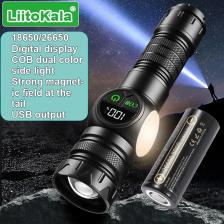 LiitoKala цифровой фонарик с боковым светом