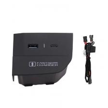 Для BMW G42 G20 G21 G22 G23 G26 G28 I3 I4 27 Вт Автомобильное зарядное устройство USB типа c, быстрое зарядное устройство для телефона, рычаг переключения передач, держатель зарядки, отделка