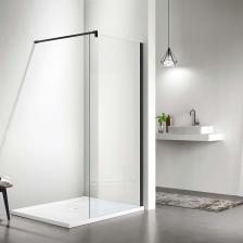 Душевая перегородка AQUATEK AQ WIW 08020GM 80х200 см, профиль оружейная сталь, стекло прозрачное