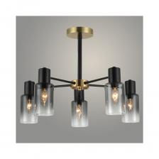 Люстра Росток 74677/5 COP+BK медь/черный 5x40W E14 d540 h385, GNV23 988367854