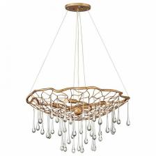 Подвесная люстра Hinkley Laguna QN-LAGUNA-4P Цвет арматуры золото Цвет плафонов прозрачный