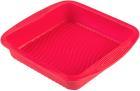 Форма для выпечки Mallony ROSEO, силикон, квадратная, 20х20х5 см (007237)