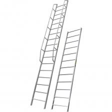 Лестница MEGAL односекционная приставная - ЛПА - 5x0,75 съемные поручни 320250