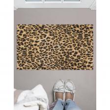 Придверный коврик в прихожую с принтом JOYARTY "расцветка леопарда" 45х75 см door_209440 поможет защитить прихожую от влаги и грязи, принесенной с улицы.Верхняя часть изделия выполнена из плотного искусственного войлока (100% полиэстер), такой материал отличается износостойкостью и легко очищается с помощью щетки или пылесоса.Основание ковра – резиновое покрытие, изготовленное из 100% каучука, благодаря чему ковер не скользит по поверхности пола и защищает его от жидкости и загрязнений.Внимание! В зависимости от цветопередачи экрана монитора яркость рисунка может отличаться от изображения на сайте. Допустимо отклонение в размерах в пределах 1 см.