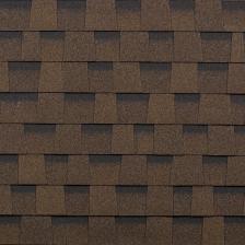 Черепица гибкая Шинглас Кантри многослойная коричневая 2,6 кв.м